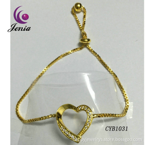 Jenia High Quality Custom LOGO Chain Button Bracelet
